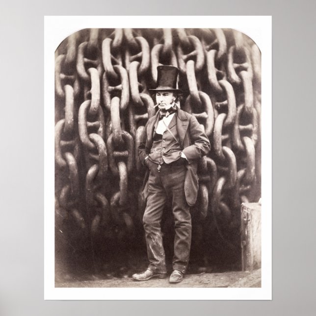 Affiche Isambard Kingdom Brunel, debout devant (Devant)