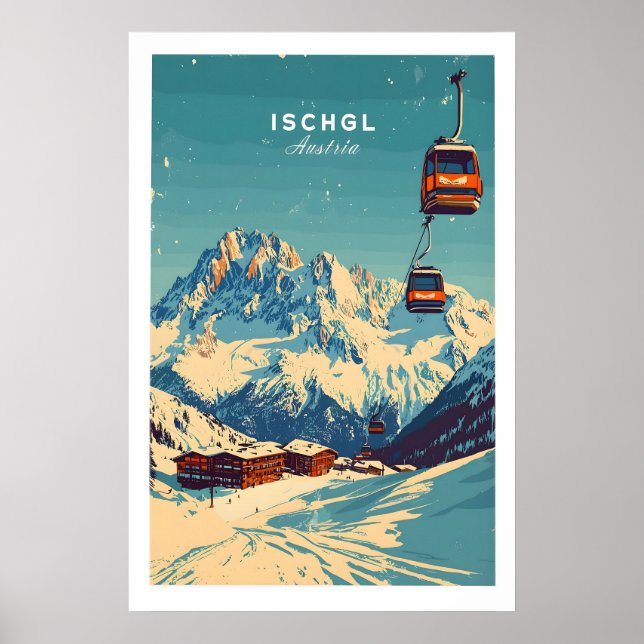 Affiche Ischgl Ski Print 1 (Devant)