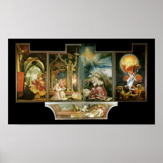 Affiche Isenheimer Altar, Mathis Gothart Grünewald