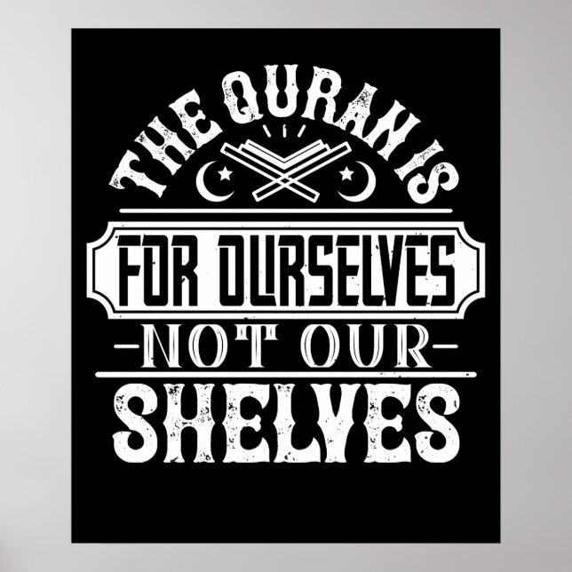 Affiche Islam - Le Coran est pour nous-mêmes (Devant)