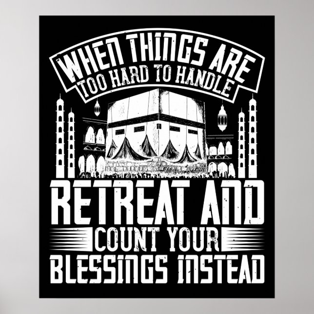 Affiche Islam - Quand Les Choses Sont Trop Difficiles À Gé (Devant)