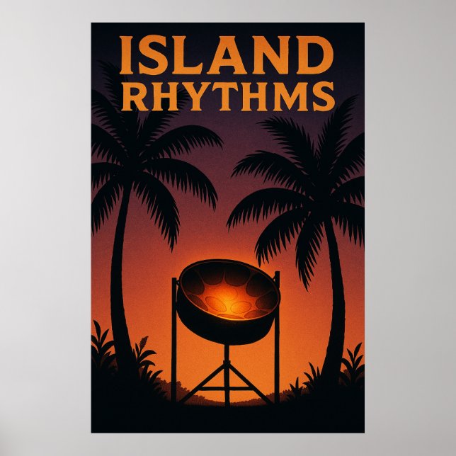 Affiche Island Rhythmsoster 41, Island Rhythms, Vintage (Devant)