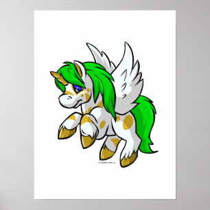 Affiche Island Uni survolant Mystery Island