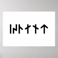 Islande ᛁᛋᛚᛅᚾᛏ ~ Runes Futhark jeune
