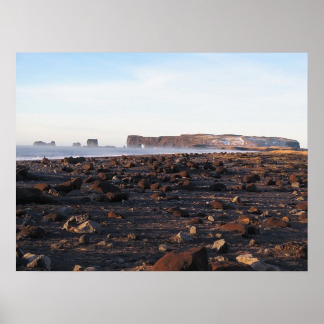 Affiche Islande Black Sand Beach (Devant)