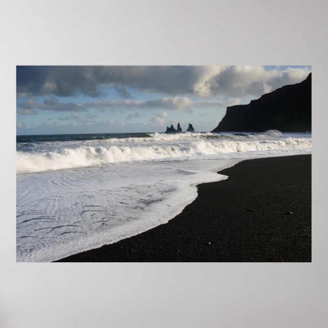 Affiche Islande. Sud. Vik i Myrdal (Devant)