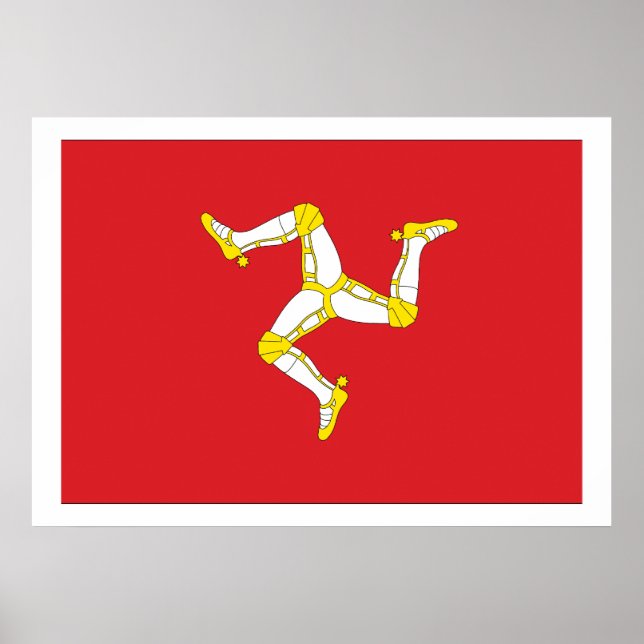 Affiche Isle of man Flag (Devant)