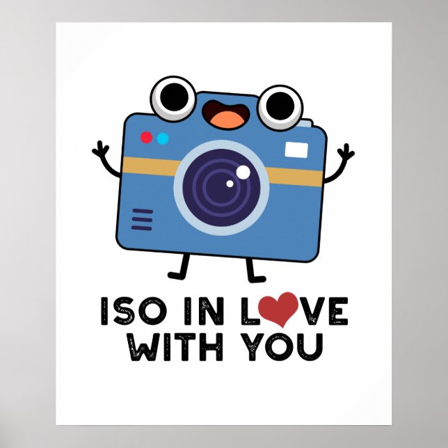Affiche ISO En amour avec vous amusant jeu de caméra (Devant)