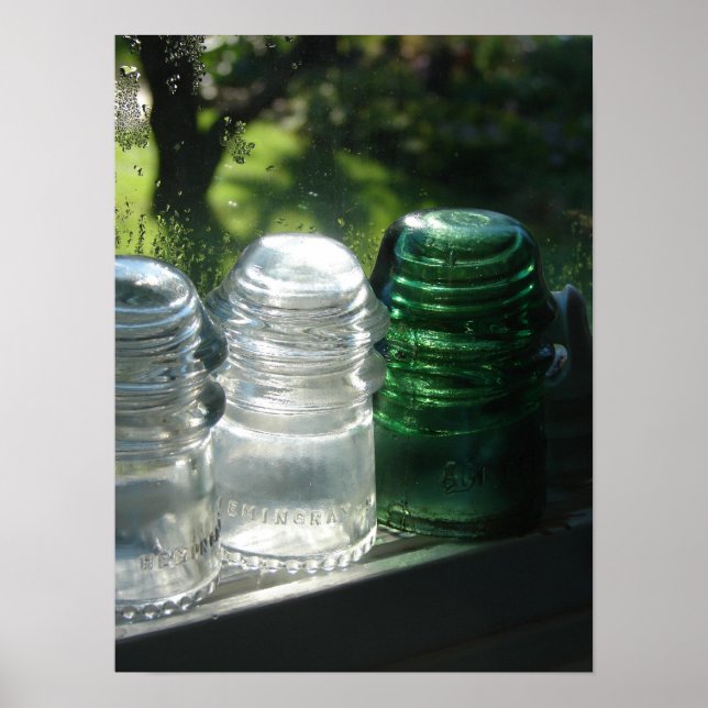 Affiche Isolateurs en verre (Devant)