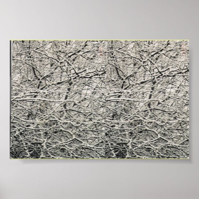 AFFICHE ISOLÉ PAR LA NEIGE (Devant)