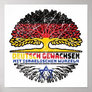 Affiche Israël Israël L'Allemagne de l'arbre Racine