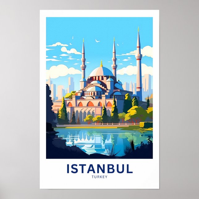 Affiche Istanbul Turquie Imprimer (Devant)