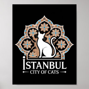Affiche Istanbul Ville Des Chats Patrimoine Turc Hagia Sop