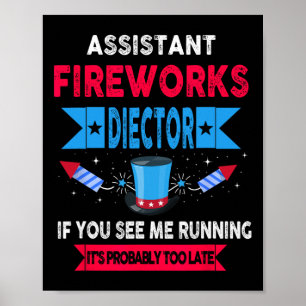 Affiche Istant Fireworks Directeur Je Vous Exécute 4 Juil