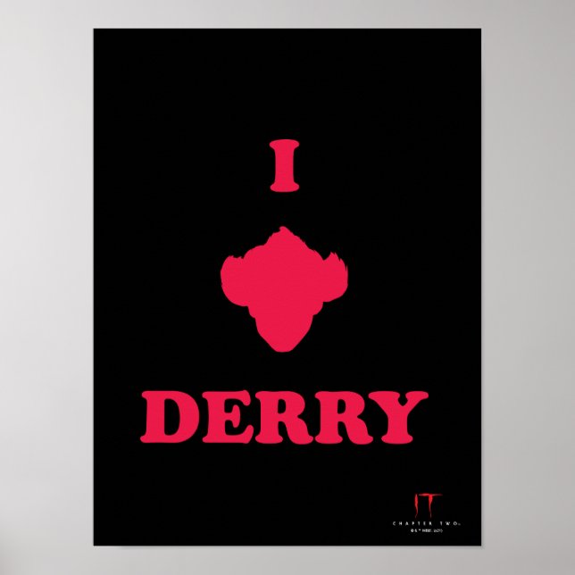 Affiche It Chapter 2 | I Love Derry (Devant)