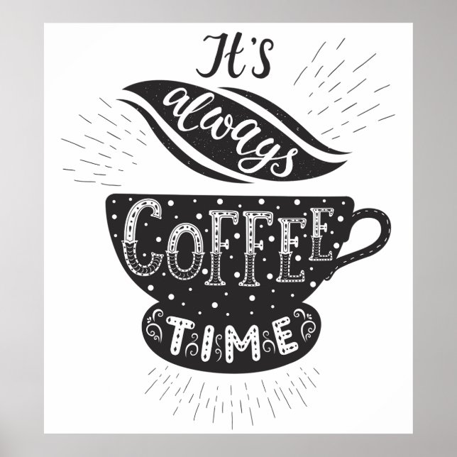 Affiche It Is Always Coffee Time (Devant)