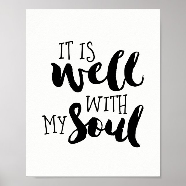 Affiche It is Well with my Soul (Devant)