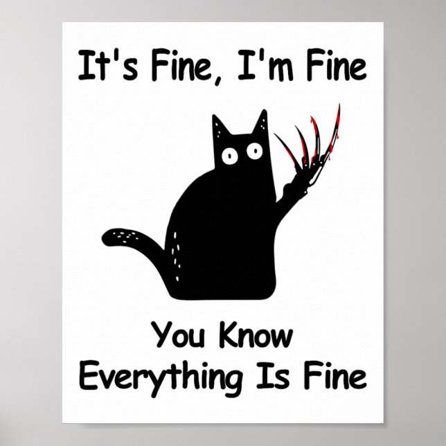 Affiche It&# ; s Fine I&# ; m Fine Vous Connaissez Drôle C (Devant)