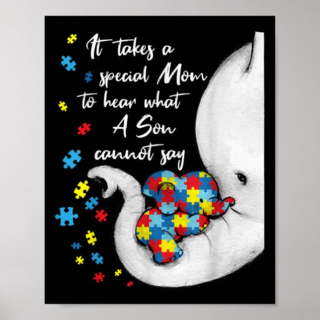 Affiche It Takes A Special Mom To Hear What A Son Cannot S (Devant)