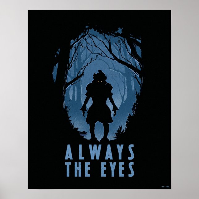 Affiche IT Toujours La Silhouette De La Forêt Des Yeux (Devant)
