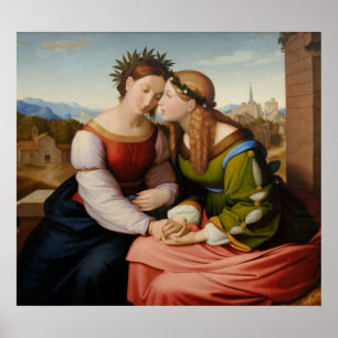 Affiche Italia et Germania (l'Italie et l'Allemagne en sœu