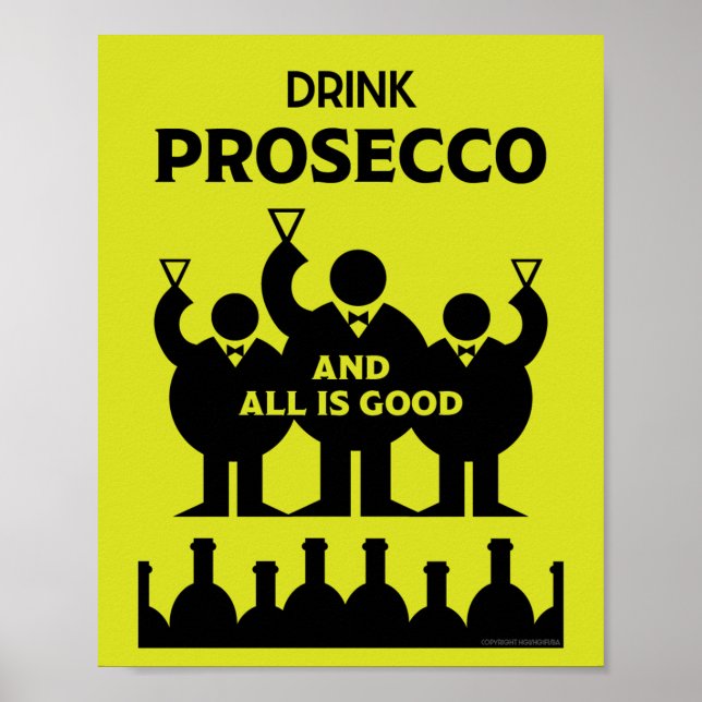 Affiche Italian Prosecco sparkling wine    (Devant)