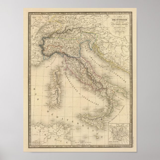 Affiche Italie ancienne 3 (Devant)