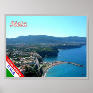 Affiche Italie - Campanie - Côte d'Amalfi -