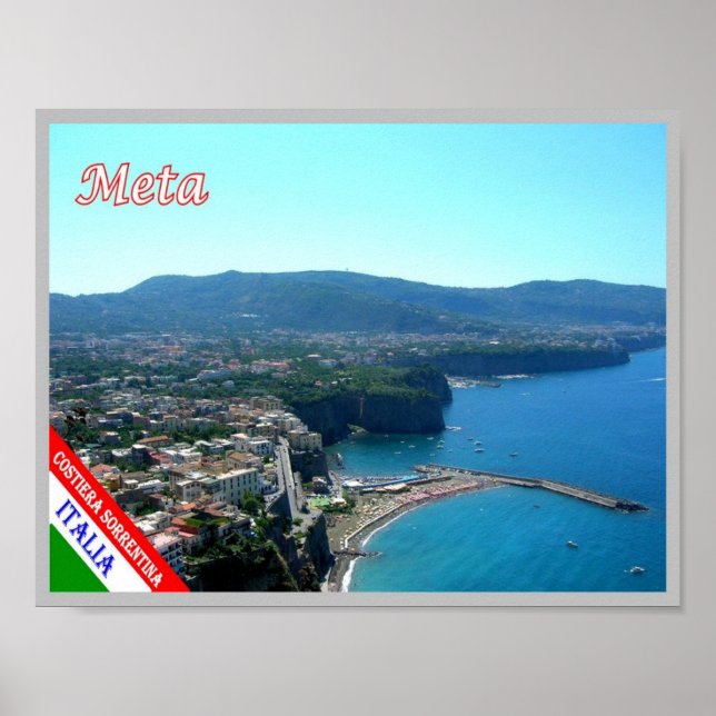 Affiche Italie - Campanie - Côte d'Amalfi - (Devant)