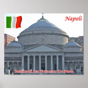 Affiche Italie - Campanie - Naples -