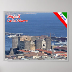 Affiche Italie - Campanie - Naples - Castel Nuovo -