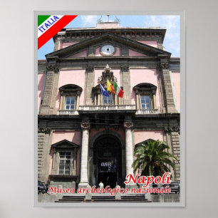 Affiche Italie - Campanie - Naples - Musée archéologique