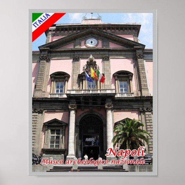 Affiche Italie - Campanie - Naples - Musée archéologique (Devant)