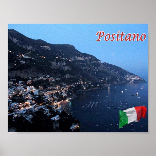 Affiche Italie - Campanie - Positano - (Devant)