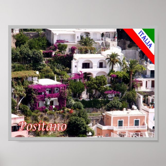 Affiche Italie - Campanie - Positano - (Devant)