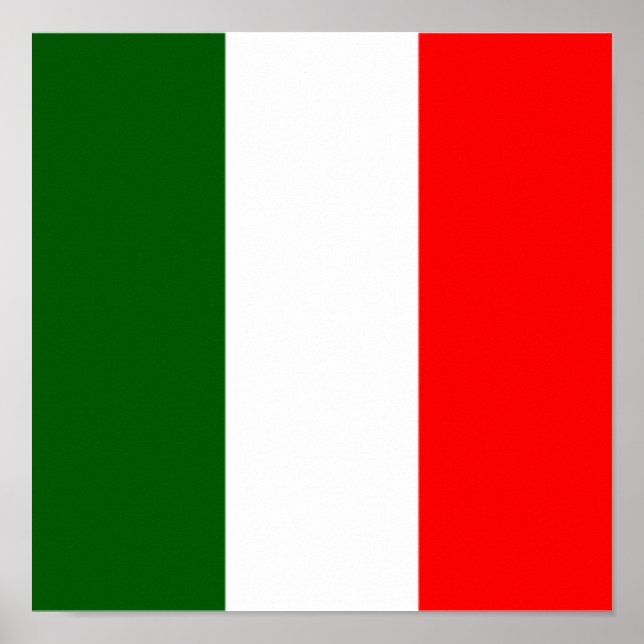Affiche Italie Drapeau Italie Pays Accueil Ethnicité Pays (Devant)