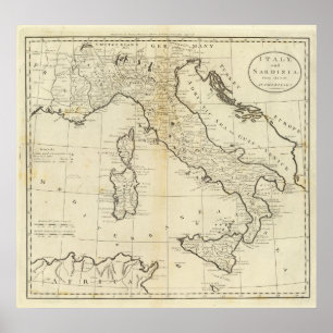 Affiche Italie et Sardaigne