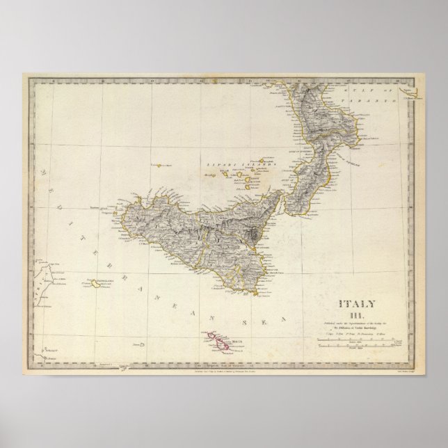 Affiche Italie III (Devant)