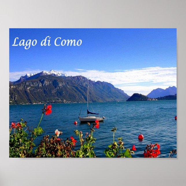 Affiche Italie - Lac de Côme - (Devant)
