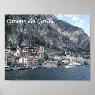 Affiche Italie - Lac de Garde - Limone del Garda -