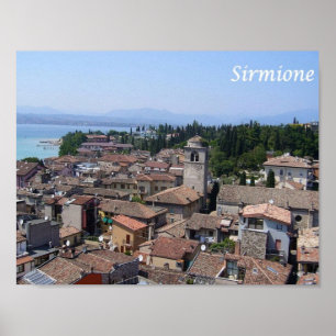 Affiche Italie - Lac de Garde - Sirmione -