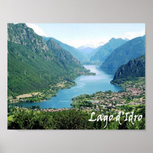 Affiche Italie - Lac Idro -
