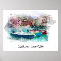 ** Italie Langue italienne Art Cinque Terra AP12
