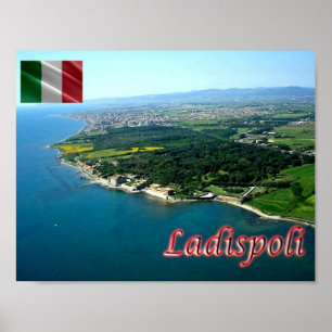 Affiche Italie - Latium - Ladispoli -