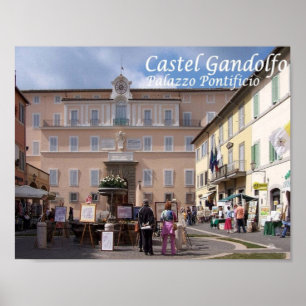 Affiche Italie - Lazio - Castel Gandolfo - Papal -