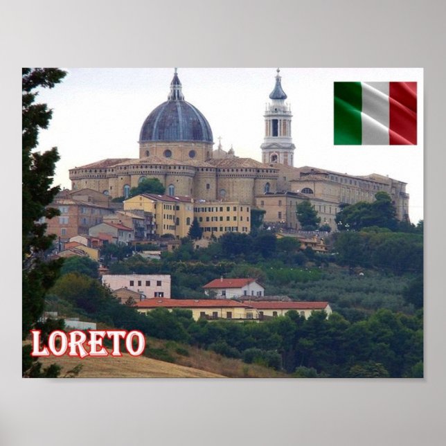 Affiche Italie - Les Marches - Loreto - (Devant)