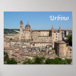 Affiche Italie - Les Marches - Urbino -