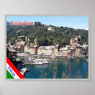 Affiche Italie - Ligurie - Portofino -