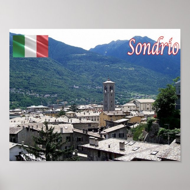 Affiche Italie - Lombardie - Sondrio - (Devant)