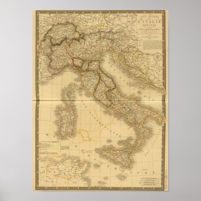 Affiche Italie moderne (Devant)